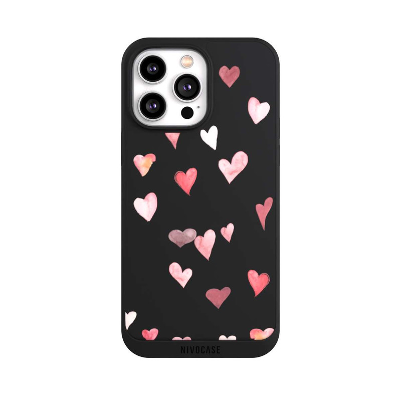iPhone 14 Pro Max NIVOpure Valentines Hearts Dropping