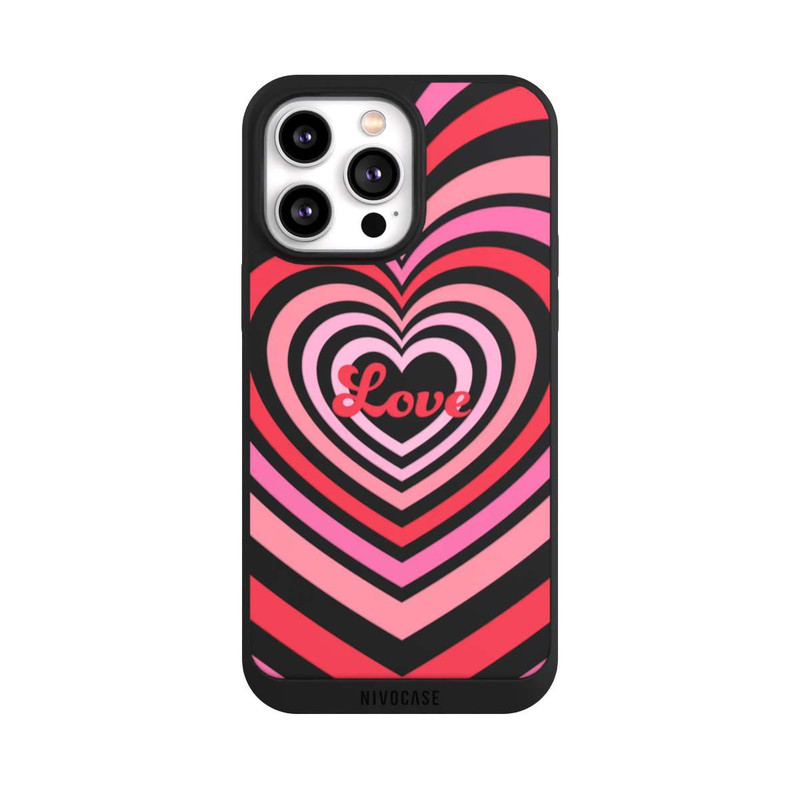 iPhone 14 Pro Max NIVOpure Amour, nuances rouges