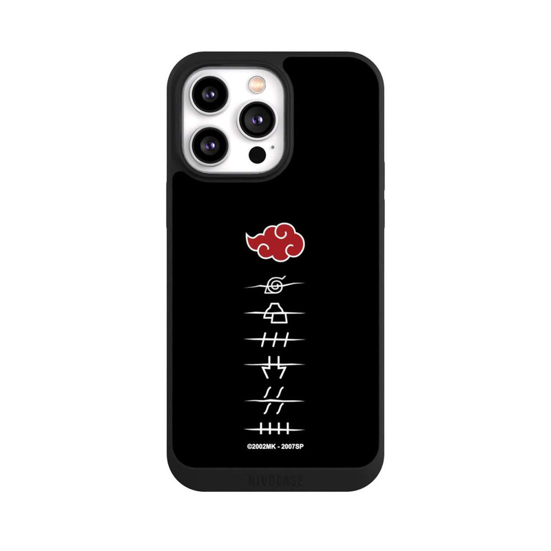 iPhone 14 Pro Max NIVOpure Akatsuki Member Symbols Black