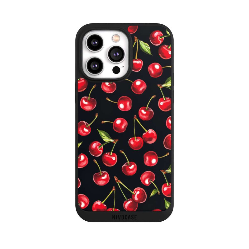 iPhone 14 Pro Max NIVOpure Kirschmuster Schwarz mit KI