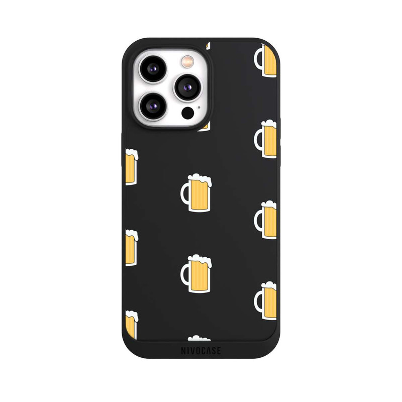 iPhone 14 Pro Max NIVOpure Beer Glass Pattern Illustration