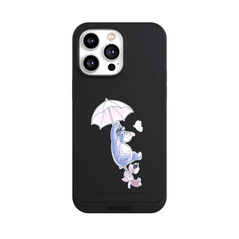iPhone 14 Pro Max NIVOpure Winnie Pooh Eeyeore Find Happiness Transparent