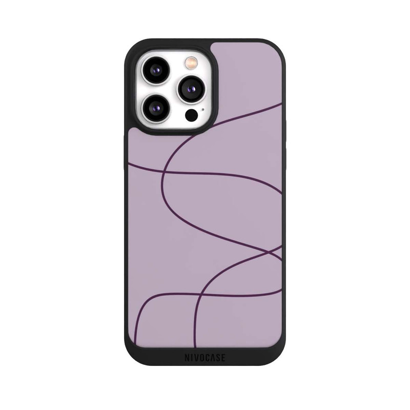 iPhone 14 Pro Max NIVOpure Lila Dünne Linien