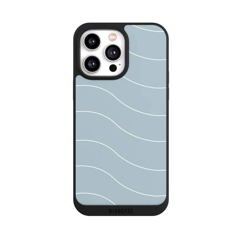 iPhone 14 Pro Max NIVOpure Trendy Lines White Green