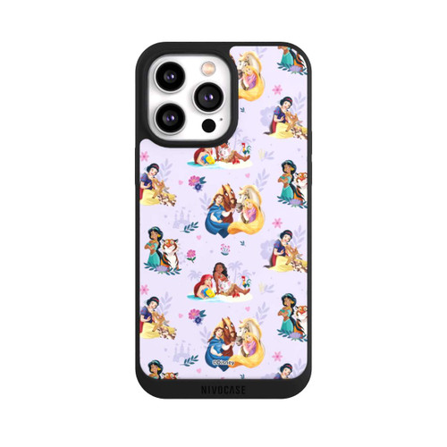 Apple iPhone 14 Pro Max NIVOpure Princess Floral Pattern Purple
