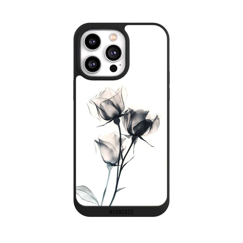 iPhone 14 Pro Max NIVOpure Schwarze Blume