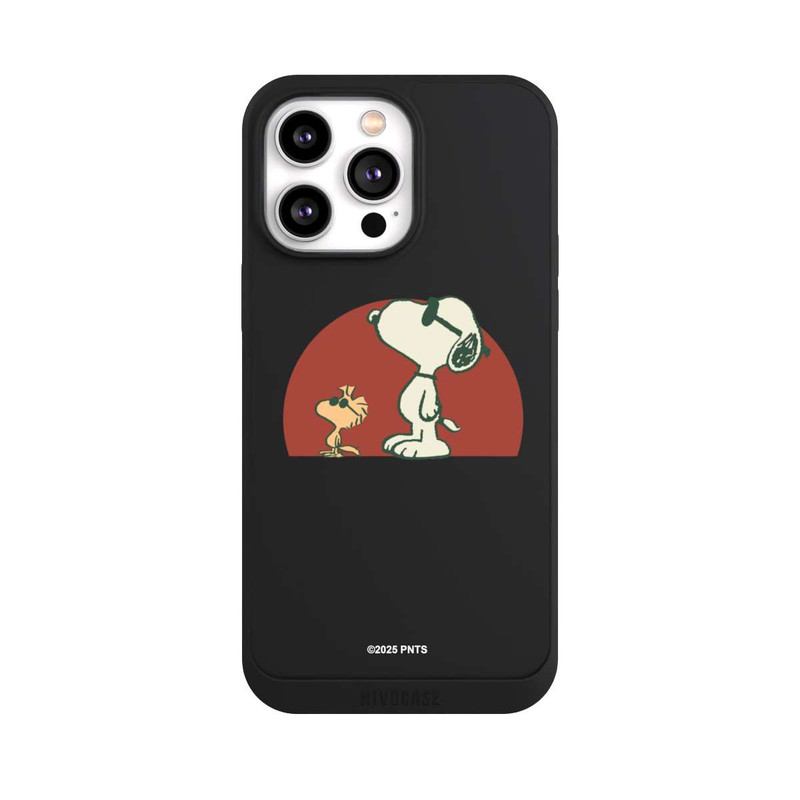 iPhone 14 Pro Max NIVOpure Snoopy Woodstock Far Out transparent