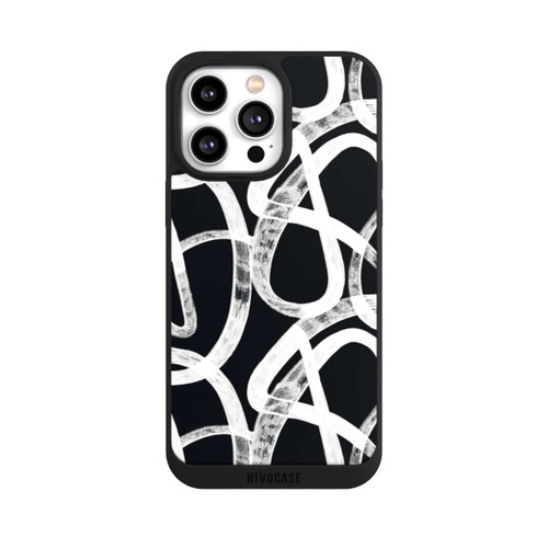 Apple iPhone 14 Pro Max NIVOpure Doodles Black and White