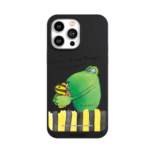 Apple iPhone 14 Pro Max NIVOpure Frosch Küssen ist wie Fliegen Transparent