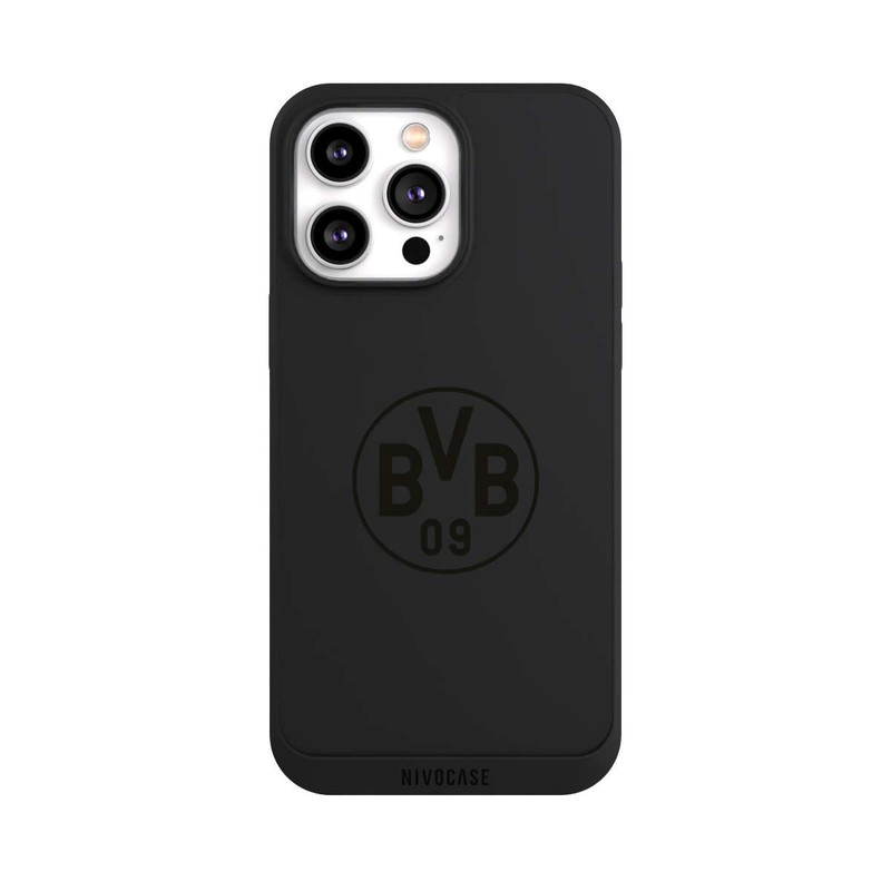 iPhone 14 Pro Max NIVOpure BVB Logo Schwarz Transparent