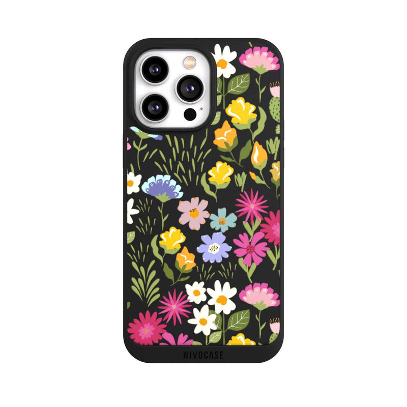 iPhone 14 Pro Max NIVOpure Summer Flowers Pattern Transparent