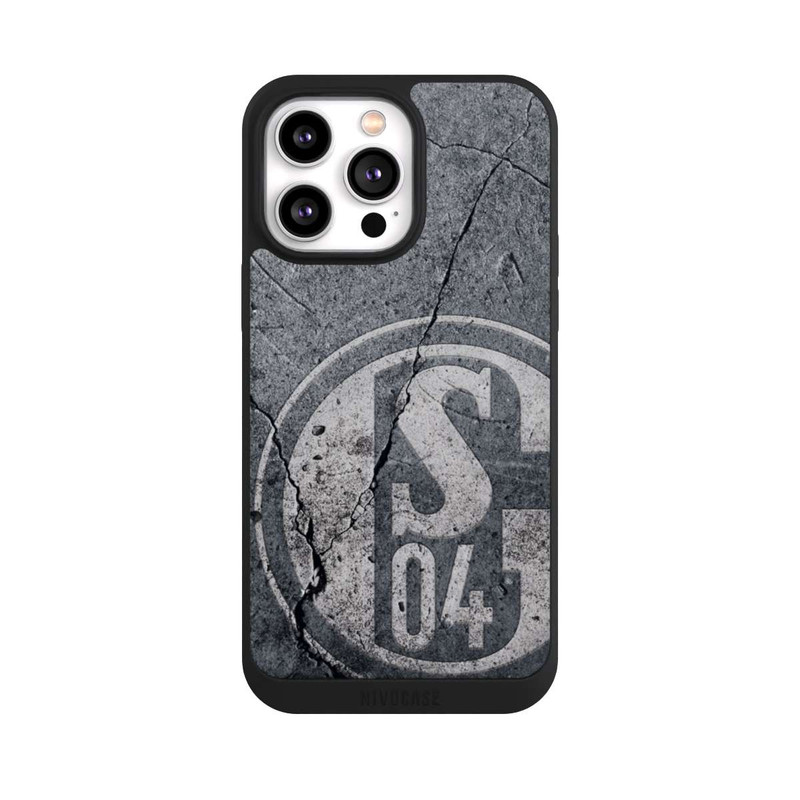 iPhone 14 Pro Max NIVOpure Schalke 04 Beton Look
