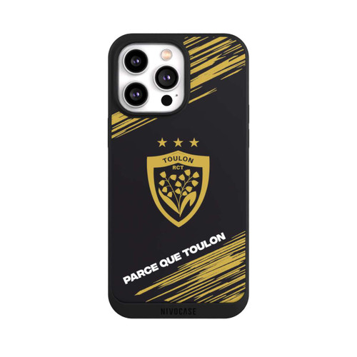 Apple iPhone 14 Pro Max NIVOpure RCT Logo Monochrome Doré