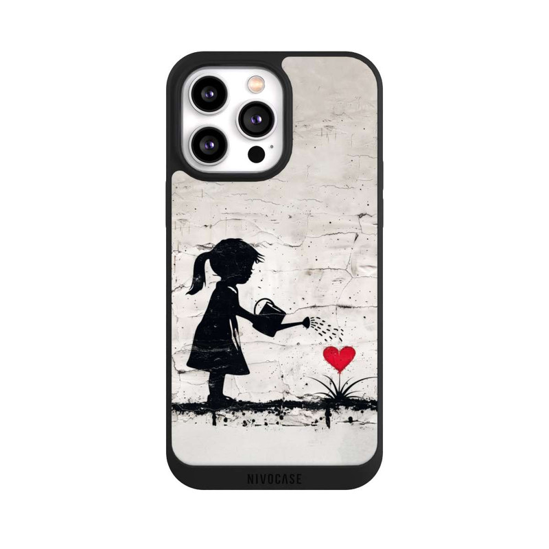 iPhone 14 Pro Max NIVOpure Girl Watering Bunch of Flowers 