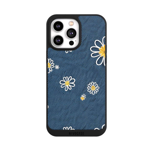Apple iPhone 14 Pro Max NIVOpure Jeans Flowers Pattern with AI