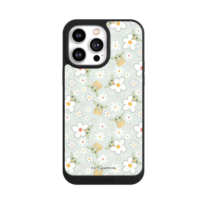 iPhone 14 Pro Max NIVOpure Baby Yoda Flower Pattern