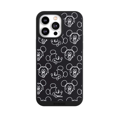 Apple iPhone 14 Pro Max NIVOpure Disney Mickey Muster Schwarz