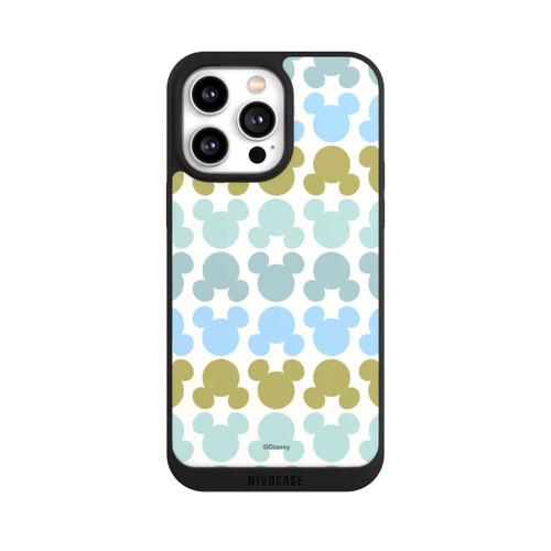 Apple iPhone 14 Pro Max NIVOpure Disney Mickey Icon Pattern Green and Blue
