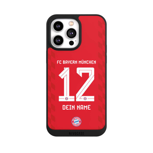 Apple iPhone 14 Pro Max NIVOpure FC Bayern München Trikot Personalisierbar 25-26