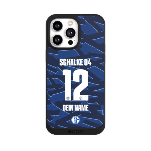 Apple iPhone 14 Pro Max NIVOpure Schalke 04 Trikot Personalisierbar 25-26