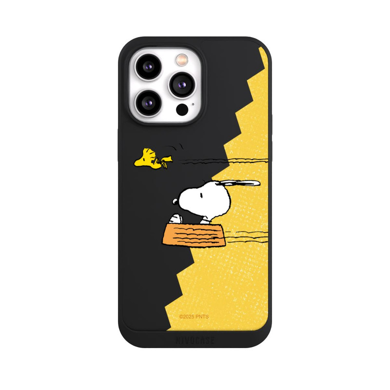 iPhone 14 Pro Max NIVOpure Peanuts-Snoopy und Woodstock Transparent