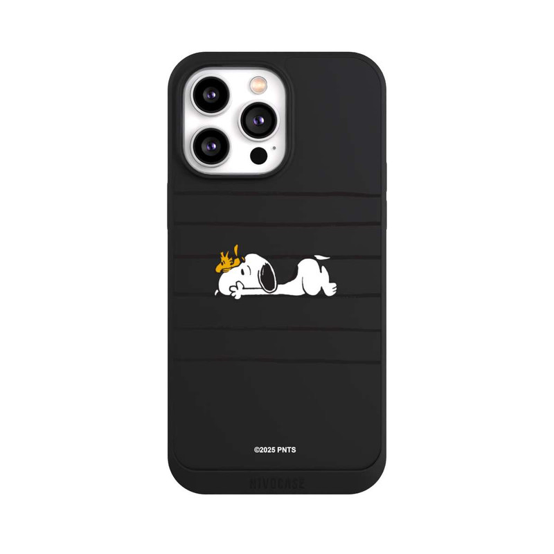iPhone 14 Pro Max NIVOpure Snoopy Woodstock Stripes Peanuts Transparent