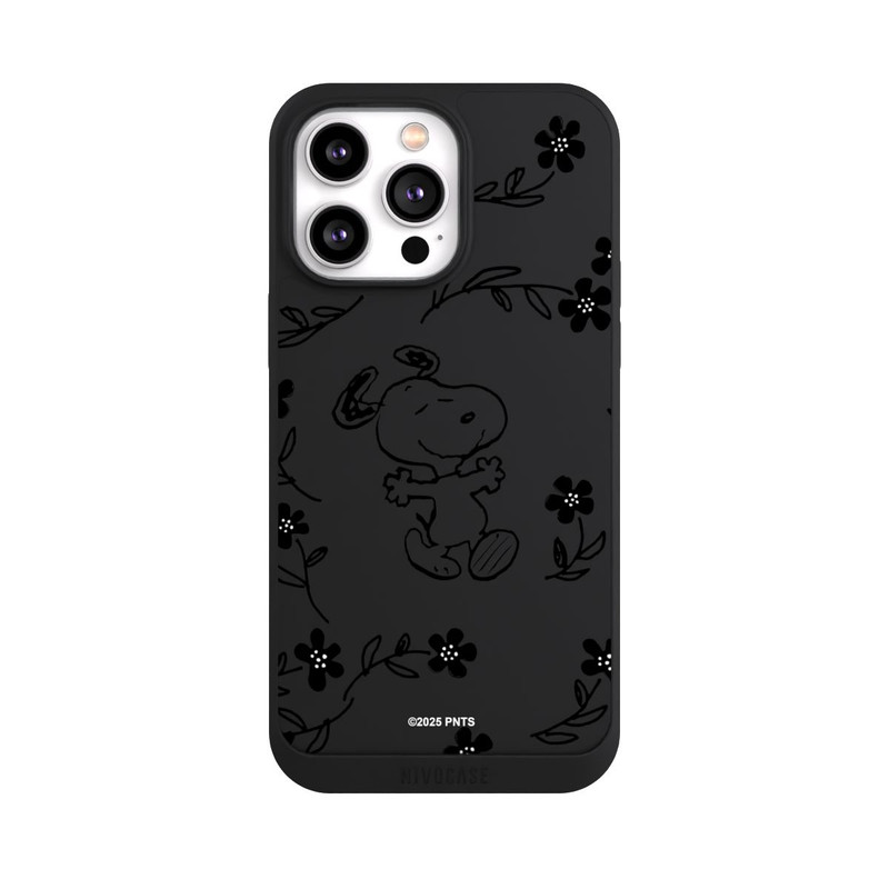 iPhone 14 Pro Max NIVOpure Snoopy und Flowers Transparent