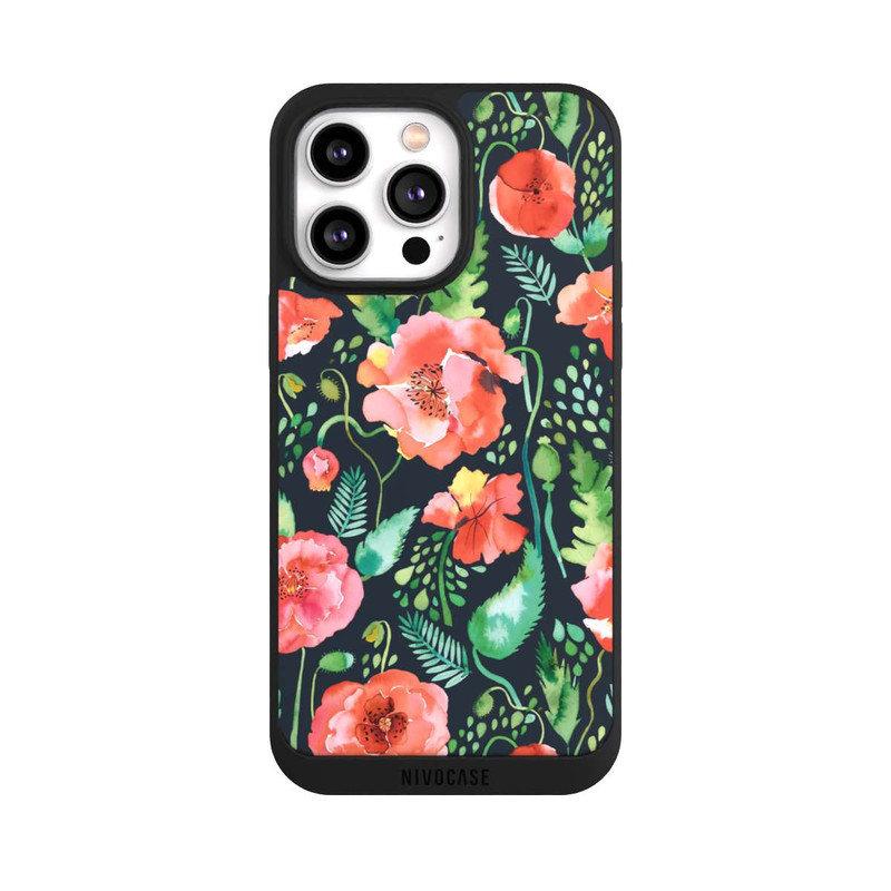 iPhone 14 Pro Max NIVOpure Poppies Dark Wilderness