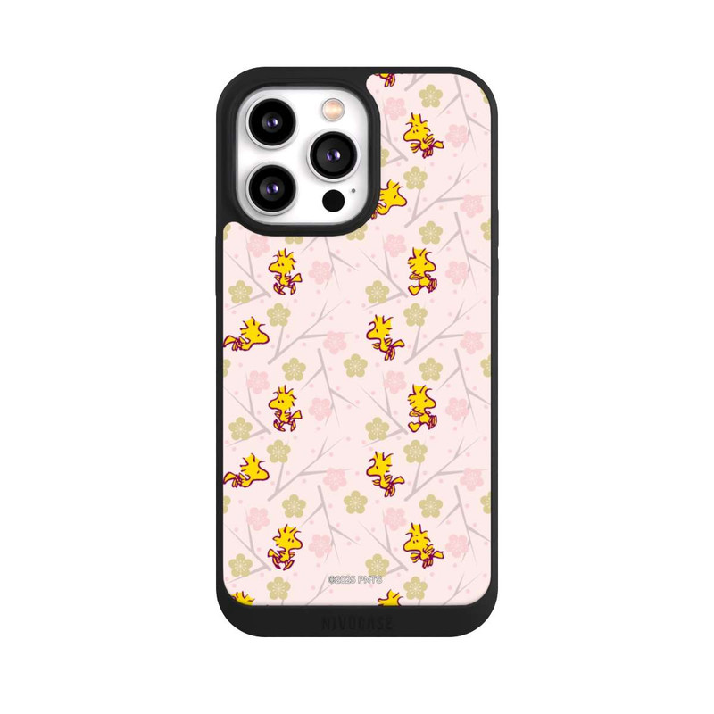 iPhone 14 Pro Max NIVOpure Woodstock Pink Pattern