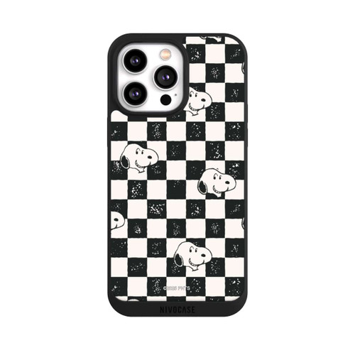 Apple iPhone 14 Pro Max NIVOpure Snoopy Heads Checked Pattern