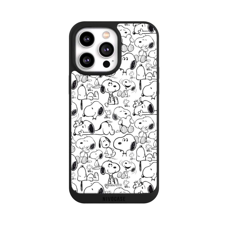 iPhone 14 Pro Max NIVOpure Classic Snoopy Pattern White