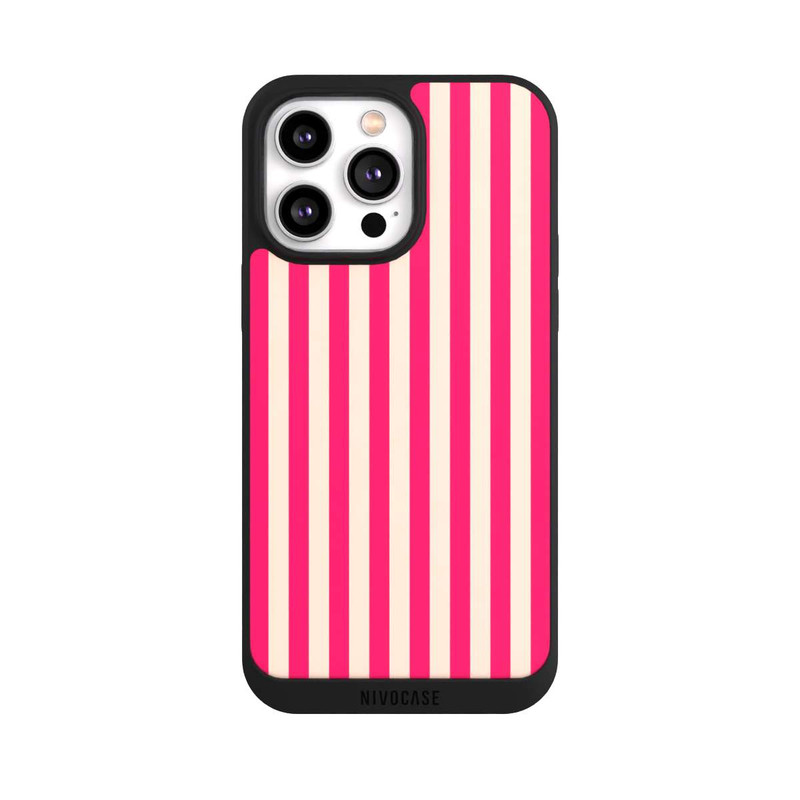 iPhone 14 Pro Max NIVOpure Stripes Red Popcorn Look