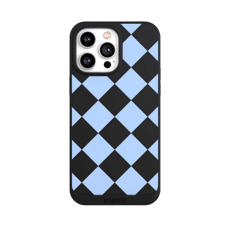 iPhone 14 Pro Max NIVOpure Raute Babyblau ohne Hintergrund