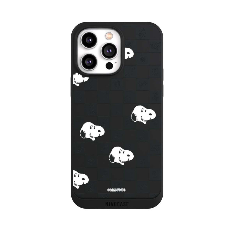 iPhone 14 Pro Max NIVOpure Snoopy Checked Pattern