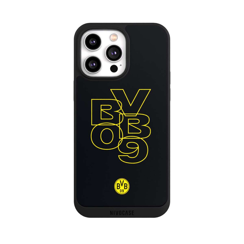 iPhone 14 Pro Max NIVOpure BVB09 Gelb Schwarz