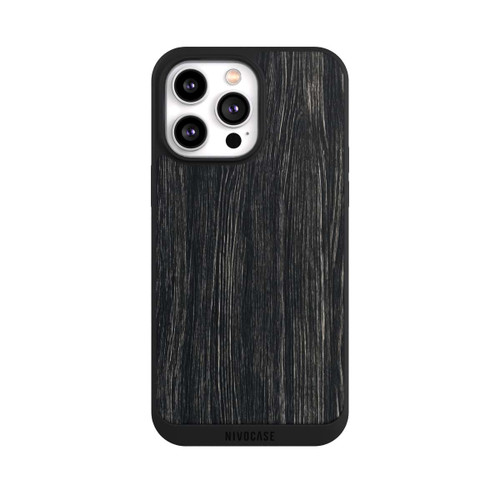 Apple iPhone 14 Pro Max NIVOpure Dunkle Holzstruktur