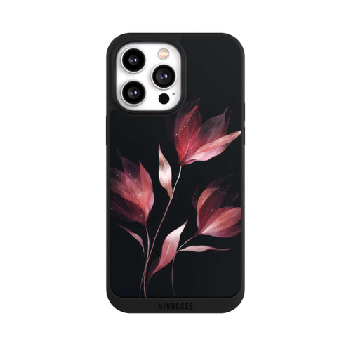 Apple iPhone 14 Pro Max NIVOpure Burgunderrote Blume Negativ