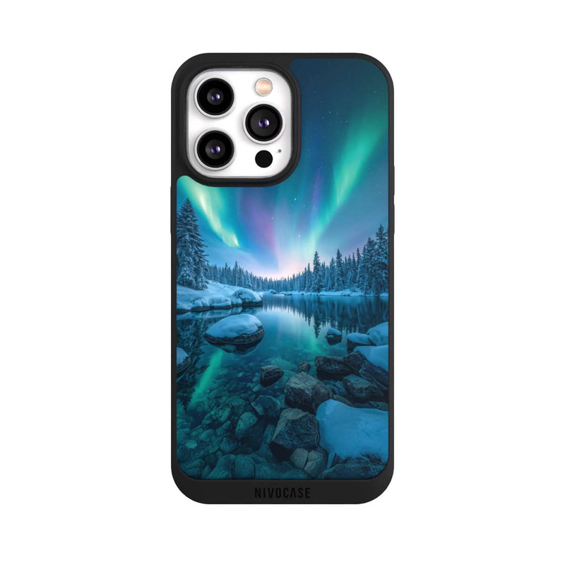 iPhone 14 Pro Max NIVOpure Nordlichter Glühen mit KI