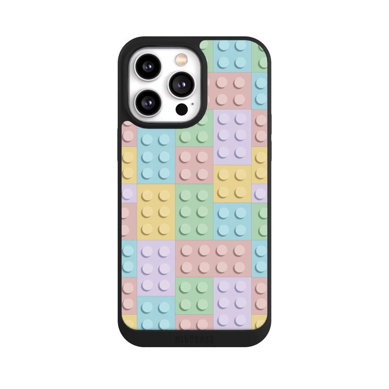 iPhone 14 Pro Max NIVOpure Colorful Blocks Pattern