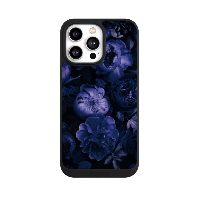 iPhone 14 Pro Max NIVOpure Victorian Grandeur Large Flowers Purple Mit KI