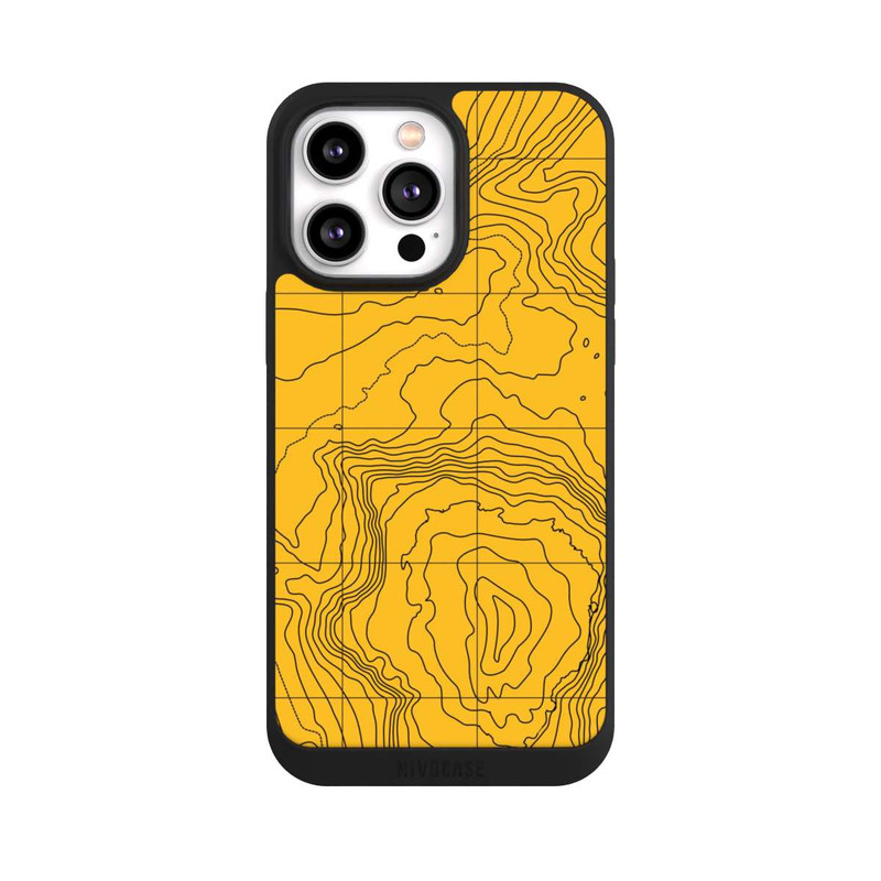 iPhone 14 Pro Max NIVOpure Berg gelbe Linien