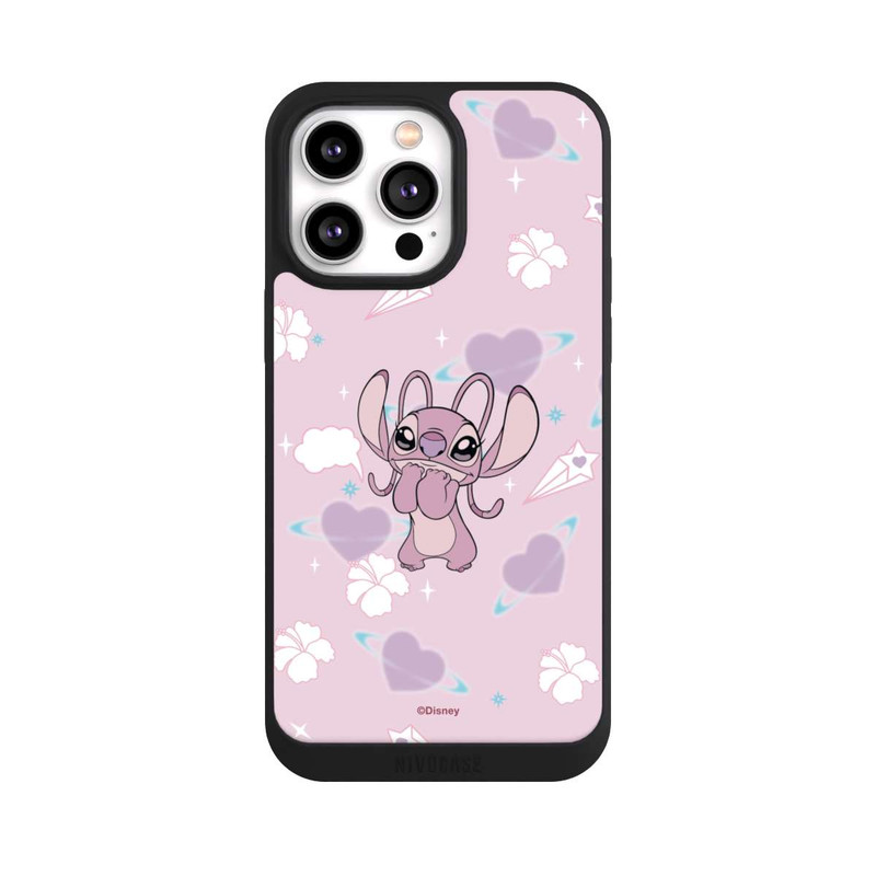 iPhone 14 Pro Max NIVOpure Disney Classics Lilo & Stitch Angel Cute Pink