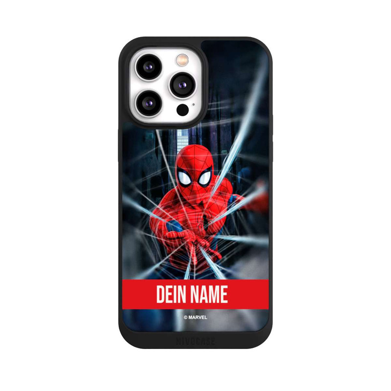 iPhone 14 Pro Max NIVOpure Spiderman Webs in Action customisable