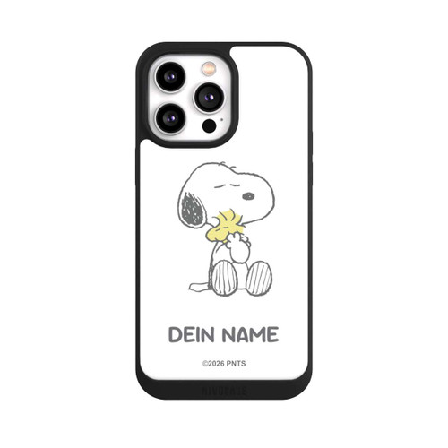 Apple iPhone 14 Pro Max NIVOpure Snoopy And Woodstock Cuddling Personalisierbar