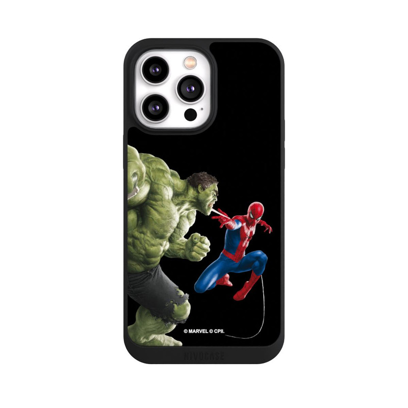 iPhone 14 Pro Max NIVOpure Spider-Man affronte Hulk