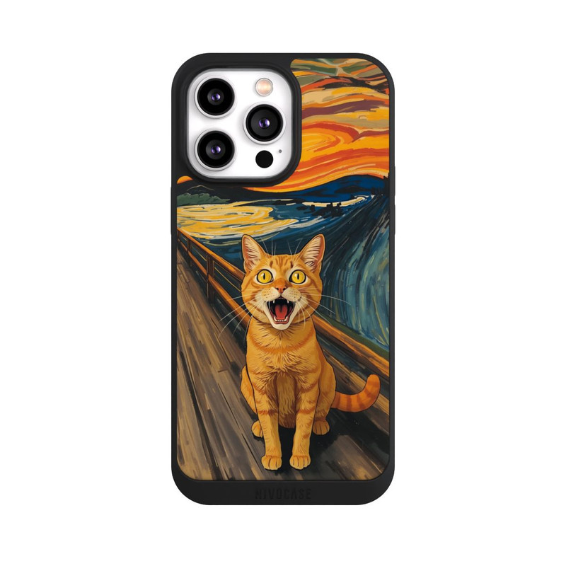 iPhone 14 Pro Max NIVOpure The Scream Cat with AI