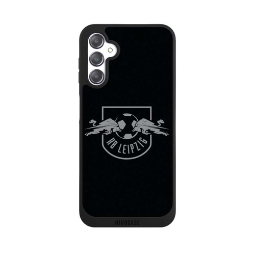 Samsung Galaxy A14 5G NIVOpure Graues RB Leipzig Logo auf Schwarz