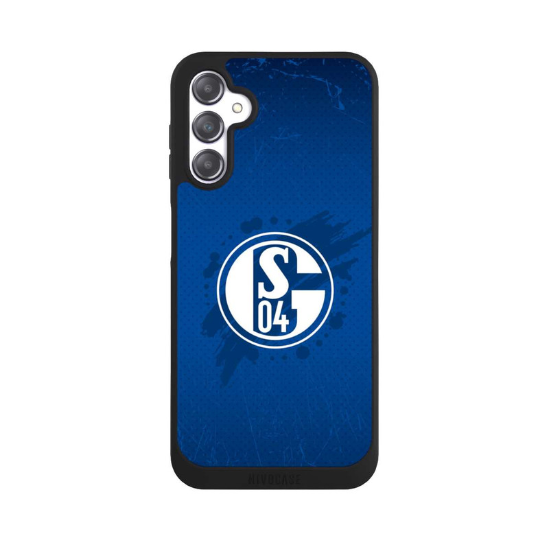 Galaxy A14 5G NIVOpure Schalke 04 Farbe Fleck Blau