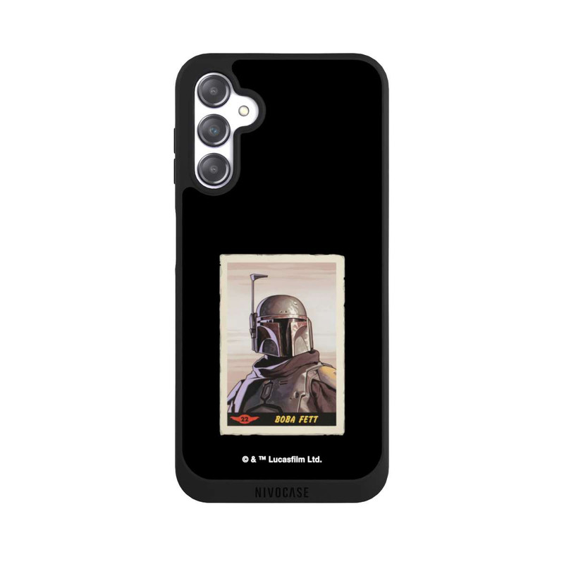 Galaxy A14 5G NIVOpure Boba Fett Badges Schwarzer Hintergrund