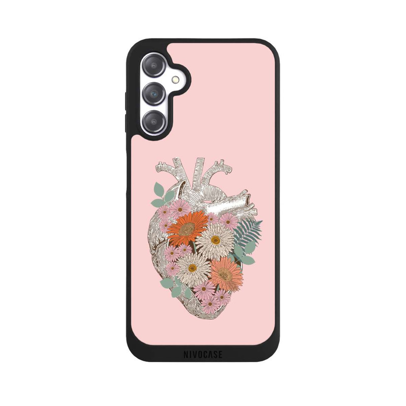 Galaxy A14 5G NIVOpure Cœur Fleuri Vintage
